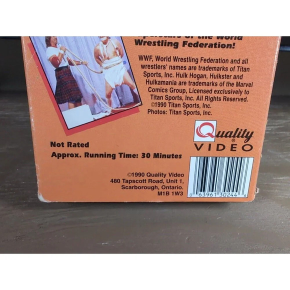 WWF Funniest Moments 1990 VHS WWE Roddy Piper Ultimate Warrior Hulk Hogan VTG - Picture 5 of 7